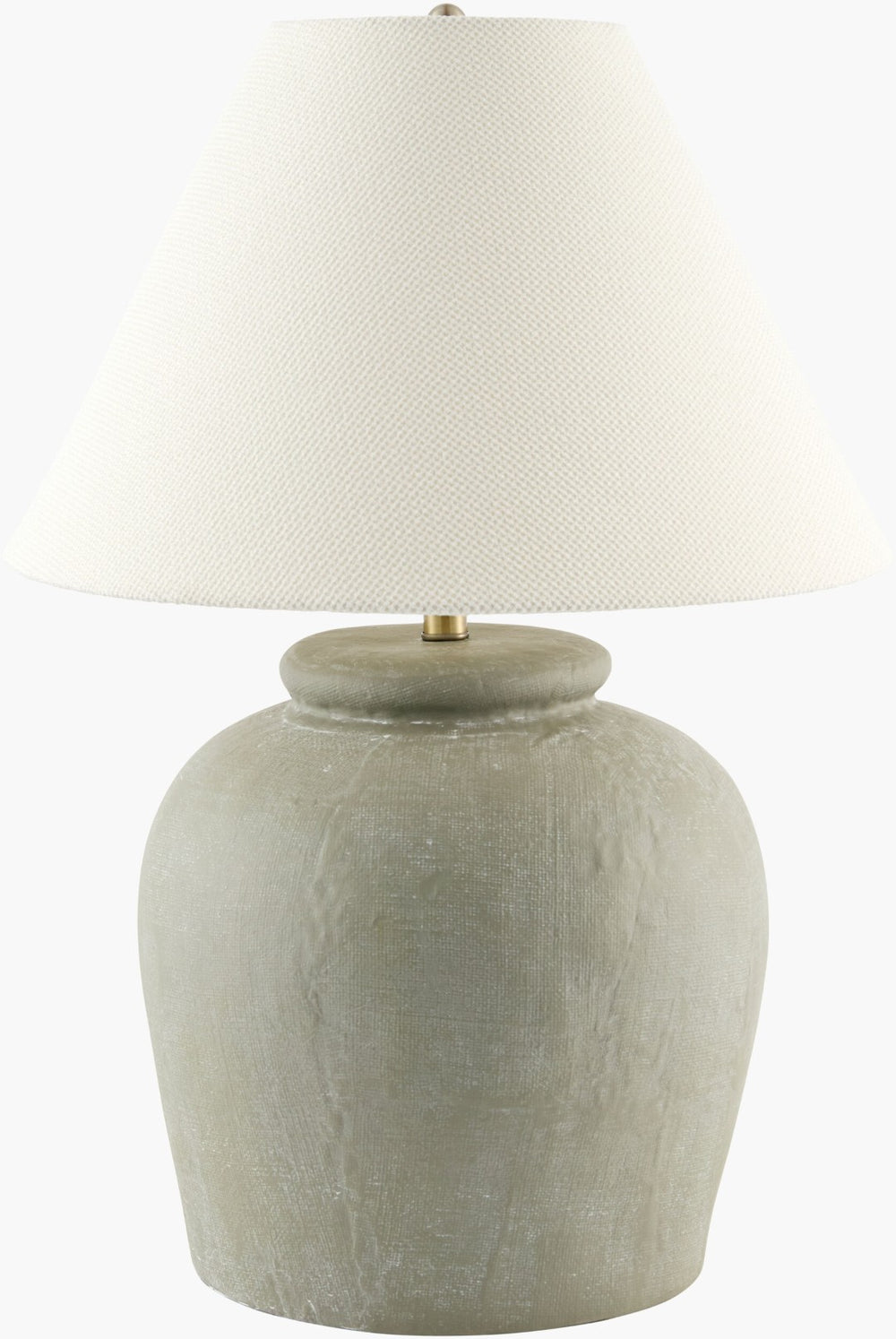 Livabliss Veyra Linen Shade Metal Base Table Lamp for Living Room Bedroom Ambient Glow VYRA-001