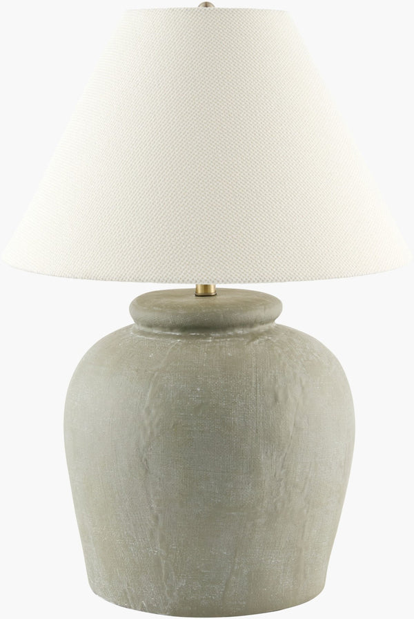 Livabliss Veyra Linen Shade Metal Base Table Lamp for Living Room Bedroom Ambient Glow VYRA-001
