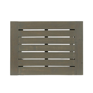 English Elm Christopher Knight Home® - CARIBBEAN Acacia Wood 30" Outdoor Barstool Set of 2 — Weather-Resistant Saddle Seats, Slat Design Grey 61426.00GRY