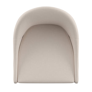 Homelegance By Top-Line Montague Mid-Century Wood Swivel Counter Height Stools (Set of 2) Beige Rubberwood