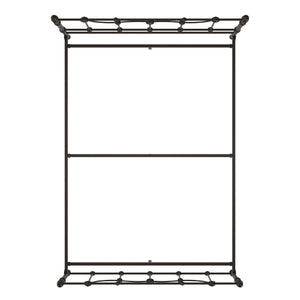 Homelegance By Top-Line Roshan Victorian Iron Metal Bed Dark Bronze Metal