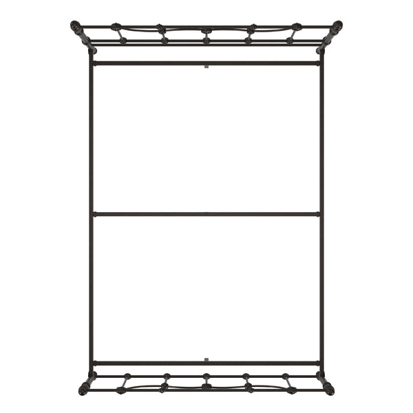 Homelegance By Top-Line Roshan Victorian Iron Metal Bed Dark Bronze Metal