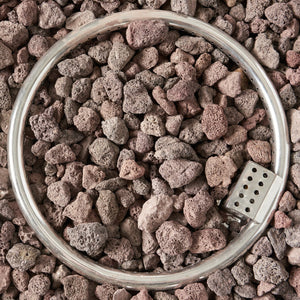 English Elm 32" Round Propane Fire Pit 40000 Btu Powder Coated Iron Outdoor Patio Centerpiece 67759.00DGRY-40K