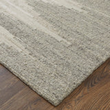 Feizy Rugs Navaro Wool/Viscose Hand Woven Casual Rug Ivory/Tan 7'-9" x 9'-9"