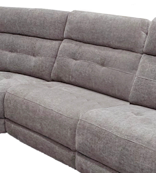 Parker House Parker Living Richland Collection Power Armless Recliner In Elegant Bristol Fabric For Ultimate Comfort Grey 100% Polyester (S) Mric#840t-brgr