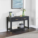 English Elm Steve Silver - Yves - Sofa Table - Black