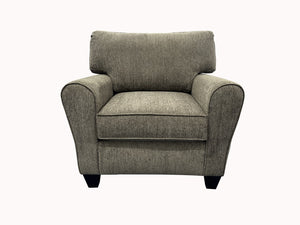 Porter Designs Reese Modern Upholstered Chair - Elegant Comfort For Your Contemporary Living Space Brown Fabric 01-207-03-2962