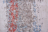 Feizy Rugs Cadiz Viscose/Acrylic Machine Made Industrial Rug Gray/Red/Blue 13' x 20'