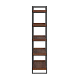 Homelegance By Top-Line Elouise Rustic Brown Etagere Bookcase Brown MDF