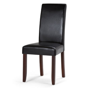 English Elm Acadian Parson Dining Chairs Set Of 2 In Midnight Black - Chic, Comfortable, And Versatile Design B136P159790