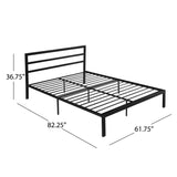 Christopher Knight Home® - Noble House - Queen Size Metal Bed