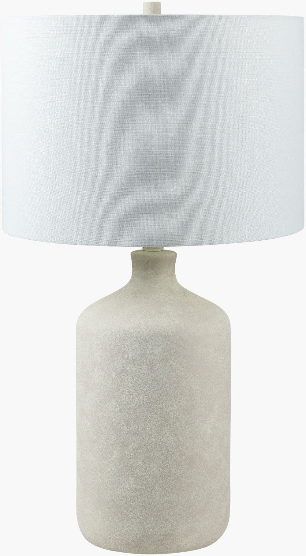 Livabliss Vezelay Ceramic Table Lamp with Linen Shade Warm Ambient Glow for Bedside Decor VZL-001