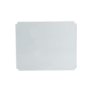 Bernhardt Bernhardt Kendo Side Table With Tempered Glass Top, Woven Abaca Shelf & Graphite Steel Frame, 22" Wide 328121