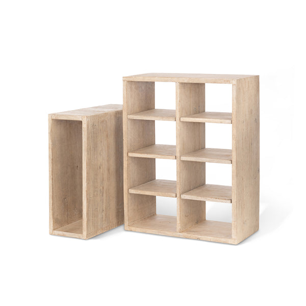 Park Hill Whitewash Countertop Candle Cabinet EFC20143