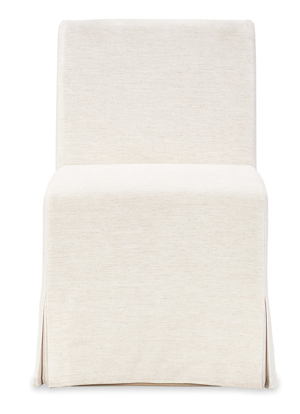 Hooker Furniture Commerce and Market Ren Upholstered Dining Chair Skirted Base Performance Fabric Seat 7228-75026-403