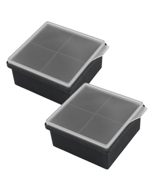 Lenox Cambridge 4-Cube Silicone Ice Mold, Set of 2 NO COLOR METAL EHGBK19CB1DS
