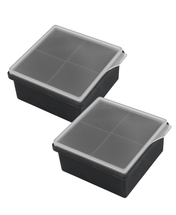 Lenox Cambridge 4-Cube Silicone Ice Mold, Set of 2 NO COLOR METAL EHGBK19CB1DS