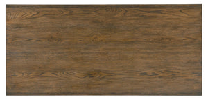 Hooker Furniture Chapman Rustic Writing Desk In White Oak With Hand‑Hammered Pewter Accents, Keyboard Drawer, 60" 6033-10458-85