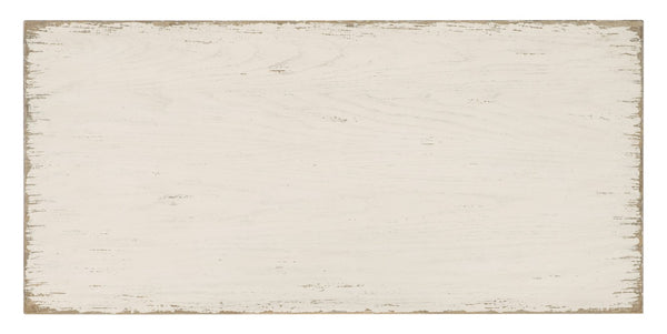 Hooker Furniture Americana Heirloom Six-Drawer Chest With Distressed Oak Finish, Cedar-Lined Drawer, Felt Liners And Scalloped Base Whites/Creams/Beiges 7050-90110-02