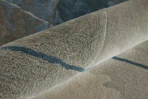 Feizy Rugs Anya Modern Watercolor-inspired Hand-tufted Wool And Viscose Rug For Contemporary Spaces Blue,Gray,Ivory Wool,Viscose Any8885fblugrne10