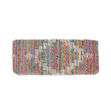 Christopher Knight Home® - Noble House - Laveta Handcrafted Boho Fabric Rectangular Bench, Ivory, Multicolor, and Natural