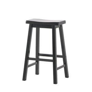 English Elm Pomeroy Saddle Seat Barstool Contoured Counter Height Perch for Kitchen or Home Bar 56484.00