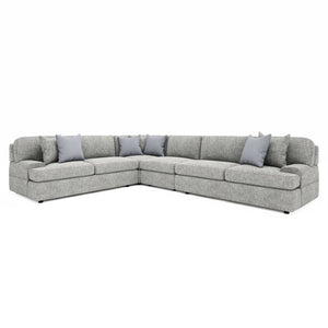 Bernhardt Bernhardt Serena Sectional With Low-Profile Frame And Deep Cushions For Modern Comfort And Style - Made to Order Grey K2029