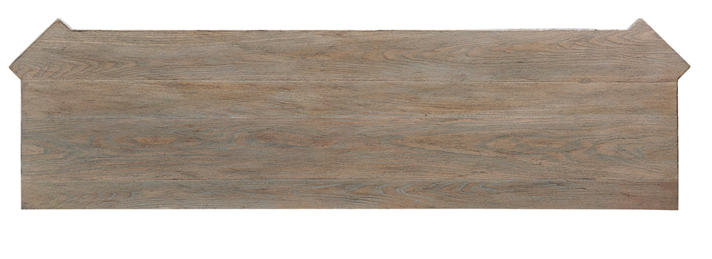 A.R.T. Furniture Arch Salvage Grayson Dresser - Elegant New Traditional Design With 6 Cedar-lined Drawers & Accents Brown, Gray Elm And Parrawood Solids,Cathedral Elm Veneers,Metal,Acrylic 233130-2802