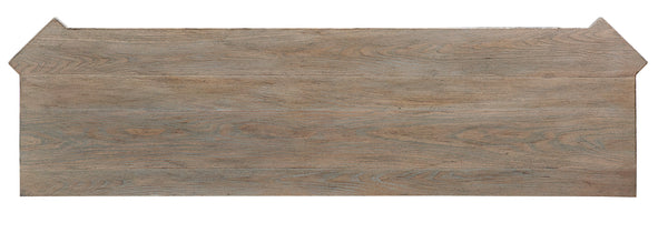 A.R.T. Furniture Arch Salvage Grayson Dresser - Elegant New Traditional Design With 6 Cedar-lined Drawers & Accents Brown, Gray Elm And Parrawood Solids,Cathedral Elm Veneers,Metal,Acrylic 233130-2802