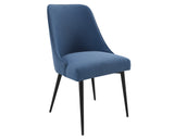 Steve Silver Colfax Side Chair Navy, Set of 2 CF450SN