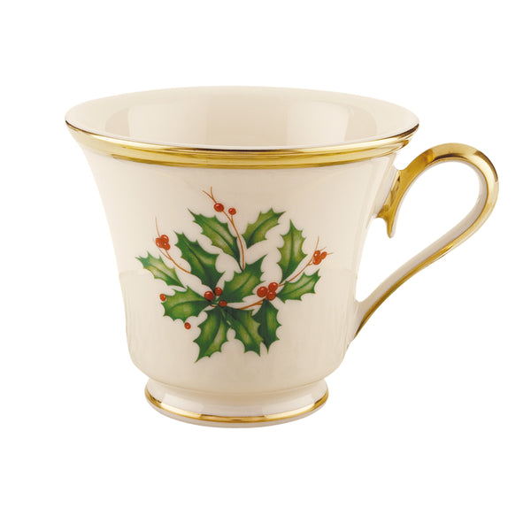 Lenox Holiday Teacup Red & Green, IVORY PORCELAIN 146504030