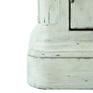 Bernhardt Bernhardt Mirabelle Buffet With Whitewashed Finish, Antiqued Mirrored Panels & Black Hardware — Stylish Storage 304132