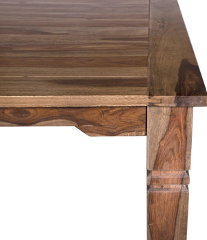 Porter Designs Porter Taos Solid Sheesham Wood 54" Square Counter Table - Timeless Craftsmanship & Artful Design Brown Wood 07-196-08-9027hl