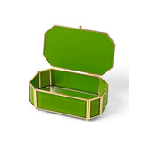 Lenox Kate Spade "I Treasure You" Green Jewelry Box Green, GREEN GLASS,CRYSTAL 897380