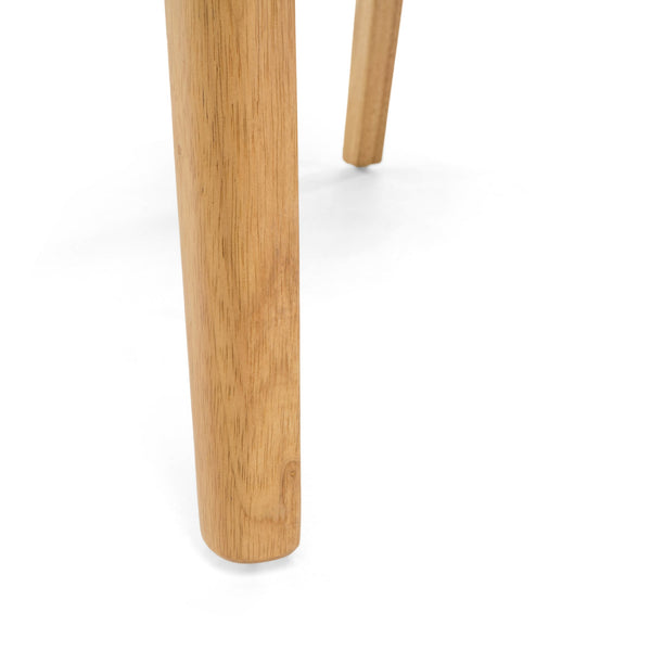 English Elm Dining Chair Set of Two Armless Upholstered Seats with Rubberwood Legs Modern Style 58924.00LBE
