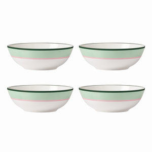 Lenox Kate Spade Make It Pop All-Purpose Bowls, Set of 4 Green, GREEN PORCELAIN 894605