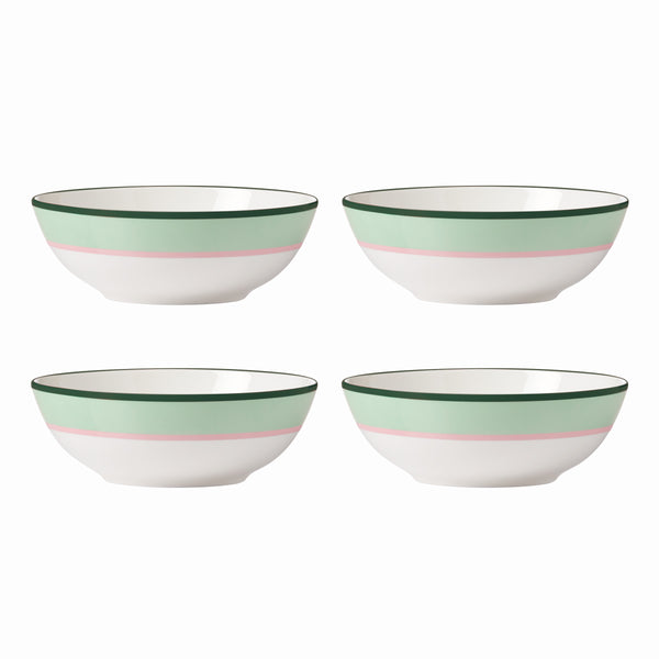 Lenox Kate Spade Make It Pop All-Purpose Bowls, Set of 4 Green, GREEN PORCELAIN 894605