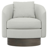 Bernhardt Camino Fabric Swivel Chair 5558-000 White N5712S_5558-000 Bernhardt