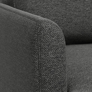 English Elm Livingston 90" Oversized Charcoal Grey Sofa - Eco-Friendly, Mid-Century Modern Comfort For All B136P159625