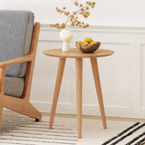 Christopher Knight Home® - Noble House - Evie Natural Oak Finished Wood End Table With Faux Wood Overlay