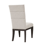 West End Loft Upholstered Side Chair - Set of 2 Brown with Tuxedo Finish P361270 Pulaski Furniture