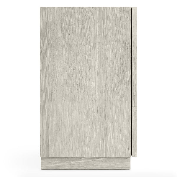 Bernhardt Bernhardt Tempo Dresser In Wire-Brushed Oak With Satin Nickel Overlays, 6 Push-To-Open Drawers (72") 346052