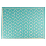 Christopher Knight Home® - Noble House - Safi 7'10" X 10' Outdoor Area Rug, Teal and Ivory