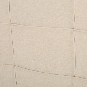 English Elm Christopher Knight Home® - Queen Tufted Linen Headboard with Piped Edges, Adjustable Height 48.5–53", Modern Waffle Stitch Plush Beige 66868.00