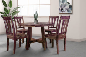 Porter Designs Kalispell Solid Sheesham Wood Dining Table - Timeless Craftsmanship & Style Natural Wood 07-196-04-2419