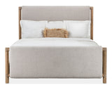 Retreat Queen Upholstered Panel Bed Beige Retreat Collection 6950-90350-80 Hooker Furniture