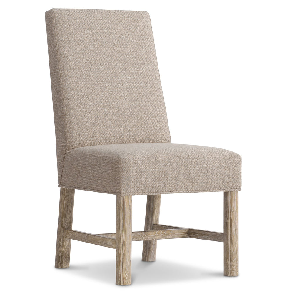 Bernhardt Bernhardt Aventura Fully Upholstered Side Chair — Casual-Traditional Comfort, Marcona Wood Legs, Durable Fabric 318541