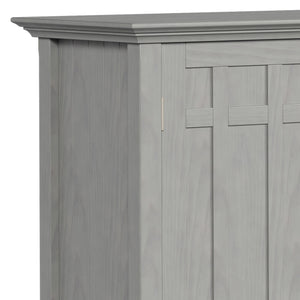 English Elm Bedford - Handcrafted Buffet & Wine Rack In Fog Grey - Elegant Storage For Dining & Living Spaces B136P158484