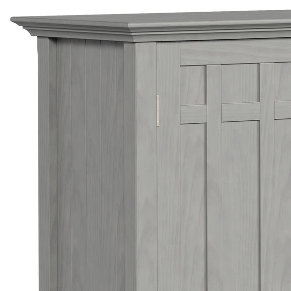 English Elm Bedford - Handcrafted Buffet & Wine Rack In Fog Grey - Elegant Storage For Dining & Living Spaces B136P158484