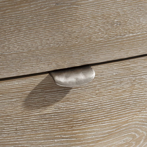 Bernhardt Bernhardt Aventura 40" Nightstand With Pyramid-Front Drawers, Marcona Oak, Soft-Close, Usb Charging 318234